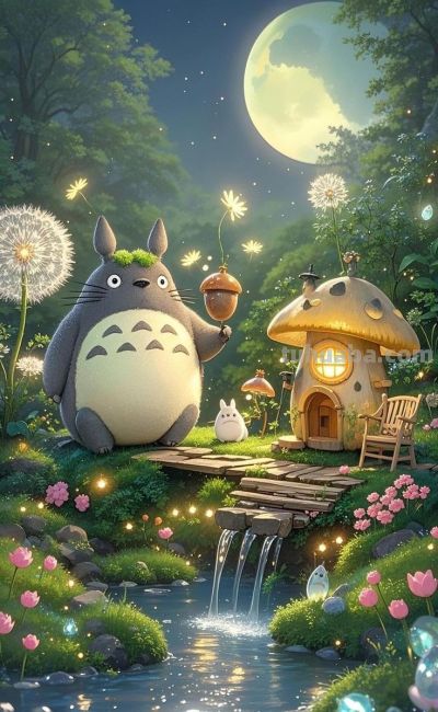 《龙猫》宫崎骏最温暖的动画精美图片2 - 图画吧TUHUABA