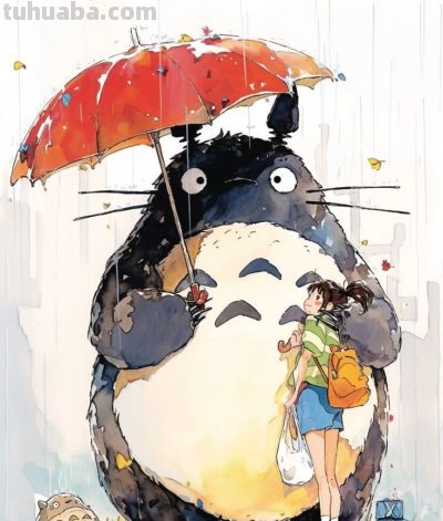 《龙猫》宫崎骏最温暖的动画精美图片2 - 图画吧TUHUABA