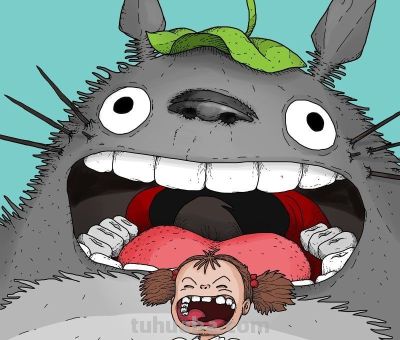 《龙猫》宫崎骏最温暖的动画精美图片2 - 图画吧TUHUABA