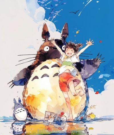 《龙猫》宫崎骏最温暖的动画精美图片2 - 图画吧TUHUABA