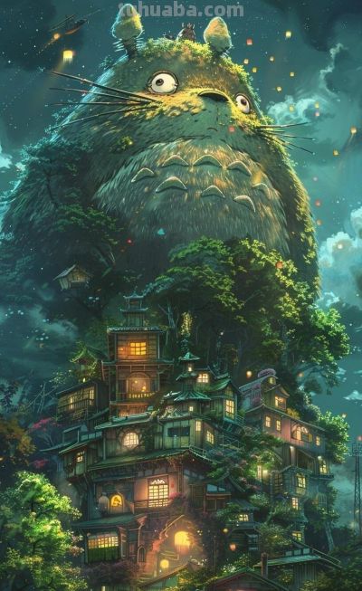 《龙猫》宫崎骏最温暖的动画精美图片2 - 图画吧TUHUABA