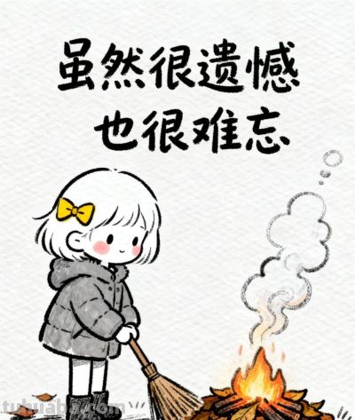 我很庆幸已经放下你了#治愈系漫画 #可爱简笔画 - 图画吧TUHUABA