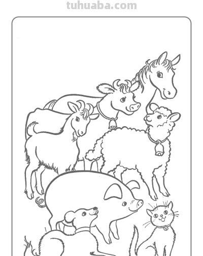 全新卡通简笔画涂色素材1000张 | 超级实用 - 图画吧TUHUABA