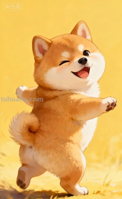 手绘风格胖胖的柴犬宝宝 - 今日头条 手绘风格胖胖的柴犬宝宝 - 图画吧TUHUABA