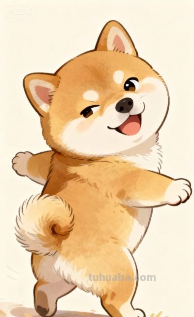 手绘风格胖胖的柴犬宝宝 - 今日头条 手绘风格胖胖的柴犬宝宝 - 图画吧TUHUABA