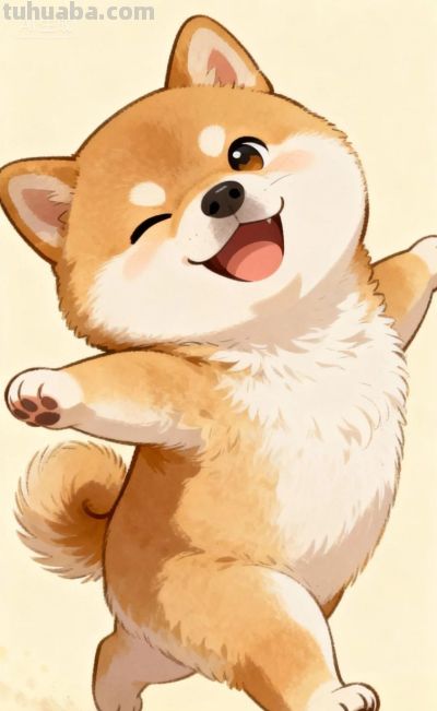 手绘风格胖胖的柴犬宝宝 - 今日头条 手绘风格胖胖的柴犬宝宝 - 图画吧TUHUABA