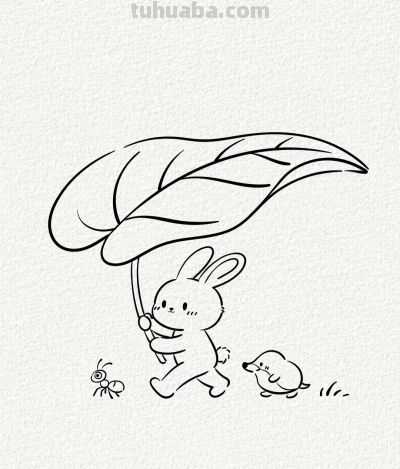 可爱兔丨涂鸦简笔画分享 - 今日头条