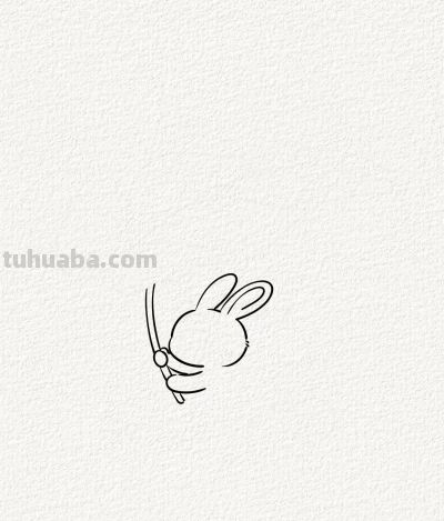 可爱兔丨涂鸦简笔画分享 - 图画吧TUHUABA