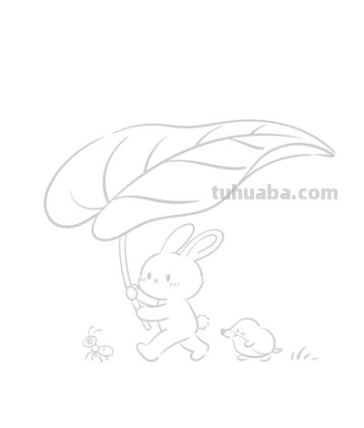 可爱兔丨涂鸦简笔画分享 - 图画吧TUHUABA