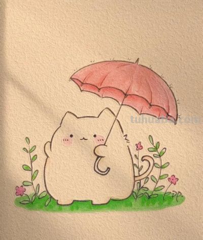 （140）寥寥数笔，可爱萌萌的兔子乖乖简笔画上新了，喜欢收藏吧 - 图画吧TUHUABA