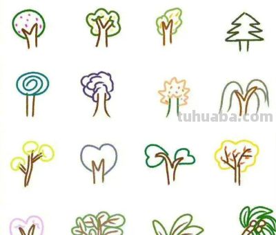 萌萌的植物简笔画大全 ​ - 今日头条