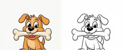 狗子的简笔画线稿和上色模板,临摹学画 - 今日头条 狗子的简笔画线稿和上色模板,临摹学画 - 图画吧TUHUABA
