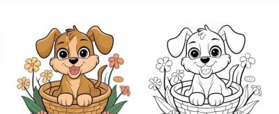 狗子的简笔画线稿和上色模板,临摹学画 - 今日头条 狗子的简笔画线稿和上色模板,临摹学画 - 图画吧TUHUABA