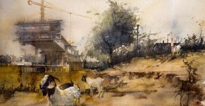 异域风情带来的独特感受 激发了艺术感知—冯晓东谈水彩画创作心得 - 今日头条