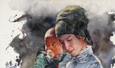 异域风情带来的独特感受 激发了艺术感知—冯晓东谈水彩画创作心得 - 图画吧TUHUABA