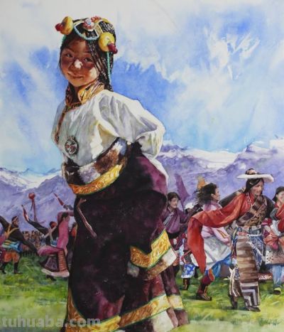 异域风情带来的独特感受 激发了艺术感知—冯晓东谈水彩画创作心得 - 图画吧TUHUABA