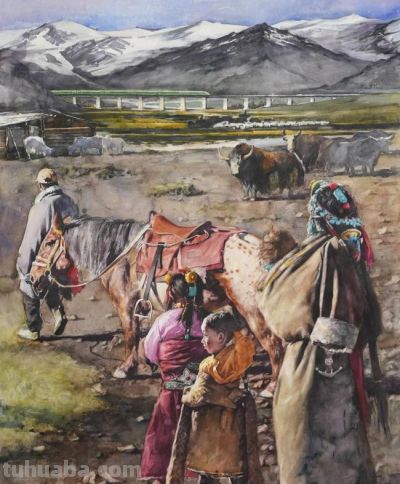 异域风情带来的独特感受 激发了艺术感知—冯晓东谈水彩画创作心得 - 图画吧TUHUABA