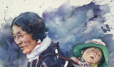 异域风情带来的独特感受 激发了艺术感知—冯晓东谈水彩画创作心得 - 图画吧TUHUABA