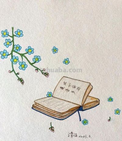 这一组彩铅画，真是别具一格，雅致非凡！ - 图画吧TUHUABA