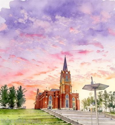 假如聊城变成“水彩画”，这几处风景晕染成诗！ - 图画吧TUHUABA