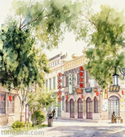 假如聊城变成“水彩画”，这几处风景晕染成诗！ - 图画吧TUHUABA