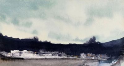 山海之间的宁静：陈国煌水彩作品 | 巴黎“回声：当代艺术展” - 图画吧TUHUABA