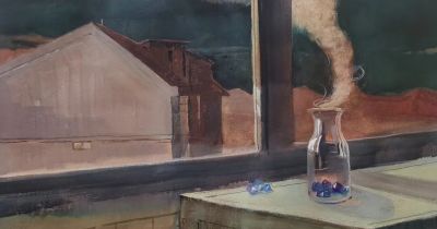 山海之间的宁静：陈国煌水彩作品 | 巴黎“回声：当代艺术展” - 图画吧TUHUABA