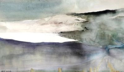 山海之间的宁静：陈国煌水彩作品 | 巴黎“回声：当代艺术展” - 图画吧TUHUABA