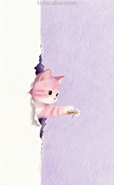 小动物治愈插画 - 图画吧TUHUABA