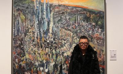 展看贵州｜油画《鼓藏·史诗》，以浓烈色彩再现苗家人欣欣向荣的景象 - 图画吧TUHUABA