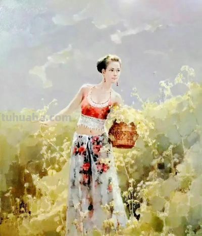 游祥龙油画人物作品专辑 - 图画吧TUHUABA