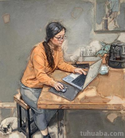 游祥龙油画人物作品专辑 - 图画吧TUHUABA