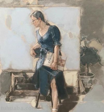游祥龙油画人物作品专辑 - 图画吧TUHUABA