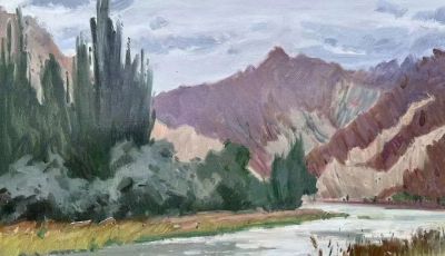 孙洪利·油画写生丨以笔载情 绘就诗性之境 - 图画吧TUHUABA