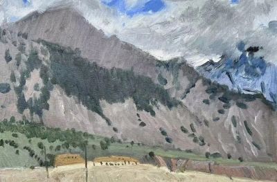 孙洪利·油画写生丨以笔载情 绘就诗性之境 - 图画吧TUHUABA