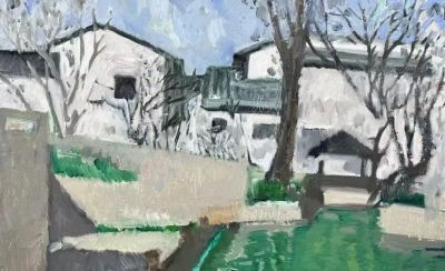 孙洪利·油画写生丨以笔载情 绘就诗性之境 - 图画吧TUHUABA