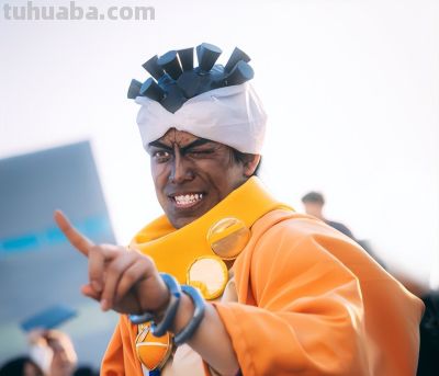 Cos《JOJO》的阿布德尔涂黑皮，竟被海外网友指控“黑脸歧视”？ - 图画吧TUHUABA