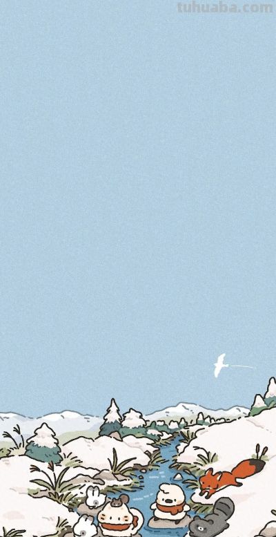 冬日漫画壁纸 - 今日头条