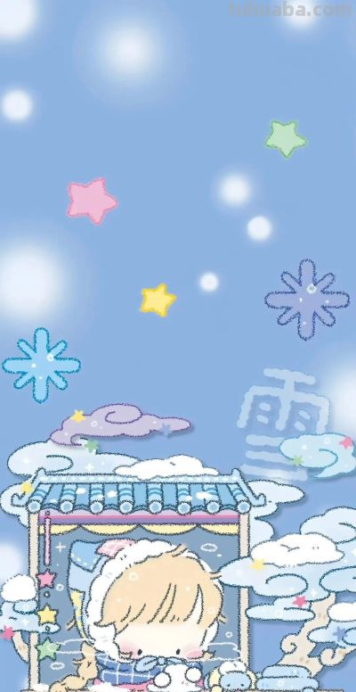 冬日漫画壁纸 - 图画吧TUHUABA