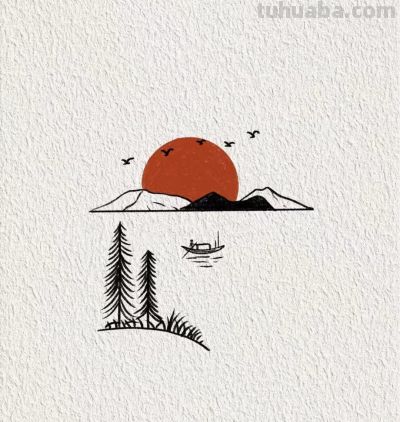 简笔画，也很耐看 - 图画吧TUHUABA