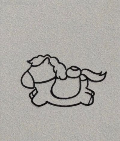 小马简笔画分享丨小理画画记 - 图画吧TUHUABA