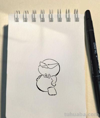 简笔画 | 傲娇小龟~ - 图画吧TUHUABA