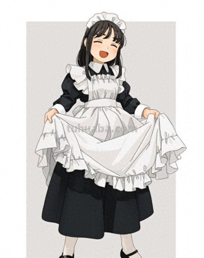 果然，女仆装才是又纯又欲，画的太好了 - 今日头条