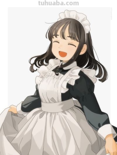 果然，女仆装才是又纯又欲，画的太好了 - 图画吧TUHUABA