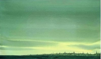 耿旺·水彩画 | 画面充盈着潜在内敛的感染力和深层次的精神感召力 - 图画吧TUHUABA