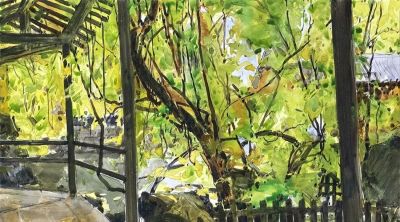 耿旺·水彩画 | 画面充盈着潜在内敛的感染力和深层次的精神感召力 - 图画吧TUHUABA