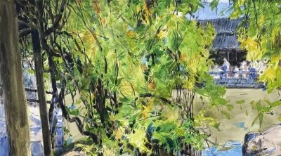 耿旺·水彩画 | 画面充盈着潜在内敛的感染力和深层次的精神感召力 - 图画吧TUHUABA