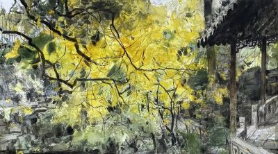 耿旺·水彩画 | 画面充盈着潜在内敛的感染力和深层次的精神感召力 - 图画吧TUHUABA