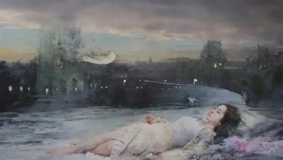 王海涛·水彩丨水与色的碰撞交融里，诉说着藏于时光的情愫与向往 - 图画吧TUHUABA