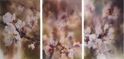 王海涛·水彩丨水与色的碰撞交融里，诉说着藏于时光的情愫与向往 - 图画吧TUHUABA